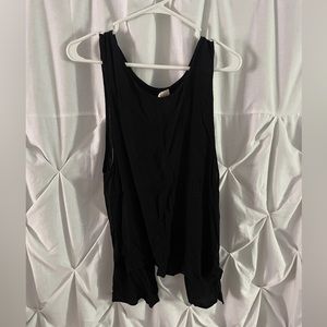Black tank top